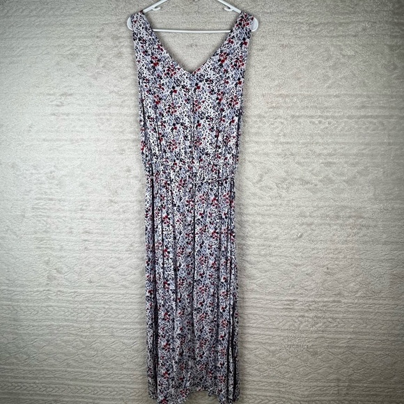 BEACHLUNCHLOUNGE Maxi Floral Sleeveless V-Neck Dress XL - Picture 1 of 14
